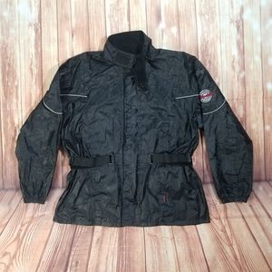 Vintage Y2K Milwaukee Motorcycle Clothing Rain Jacket Mens 2XL Riding Coat